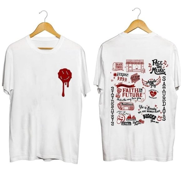 Faith In The Future Tracklist Shirt Louis Tomlinson Album Shirt - Picture 1 of 4
